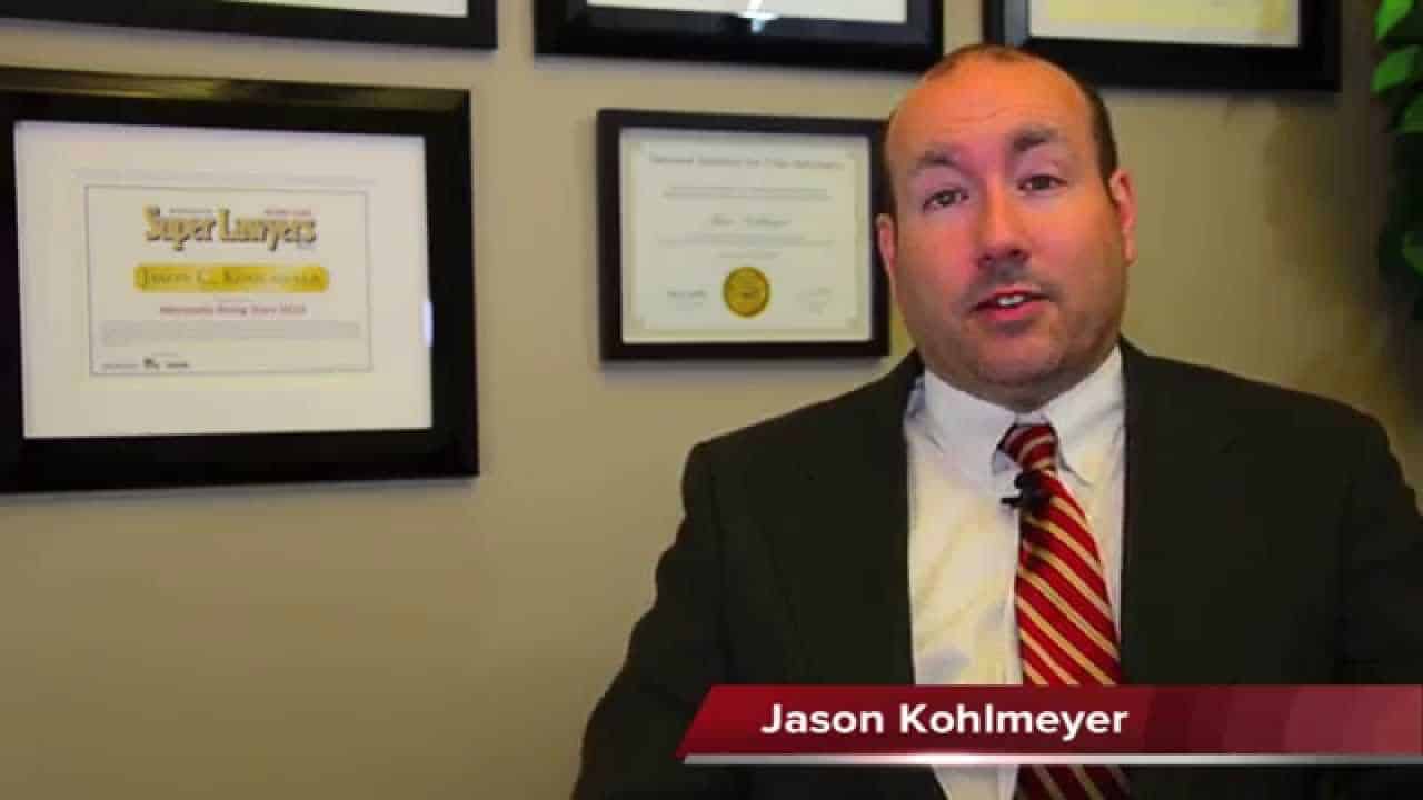 Jason Kohlmeyer, Minnesota divorce lawyer, explaining whether you can lock your spouse out of the house (video still)