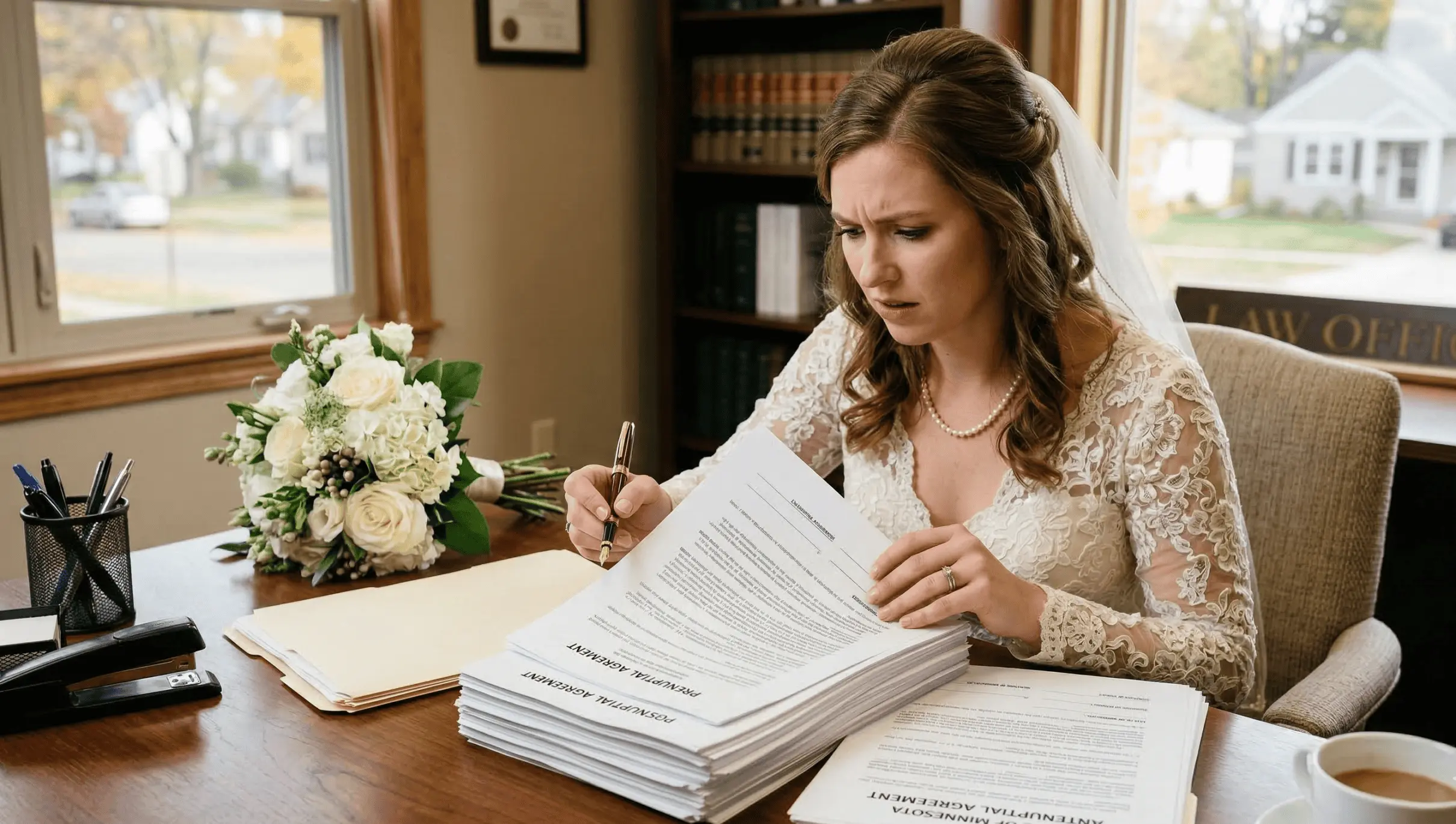 getting married but signing a prenup