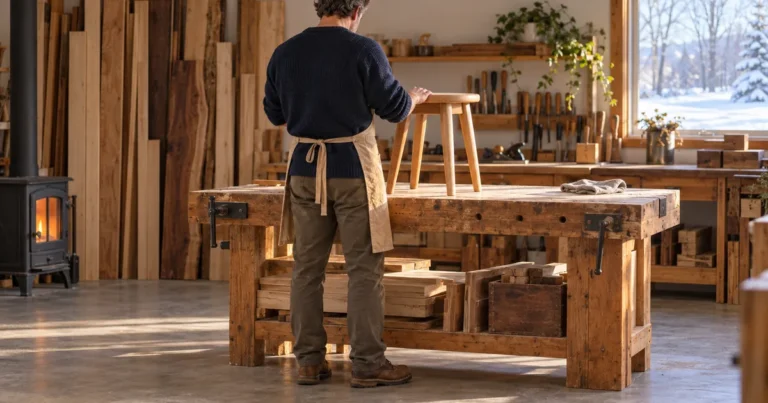 Minnesota divorce and the business owner: a woodworker at the workbench in his own shop